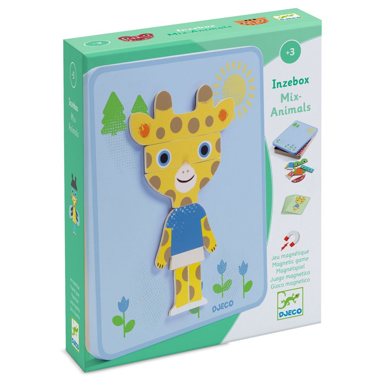 Игра с магнити смеси животните