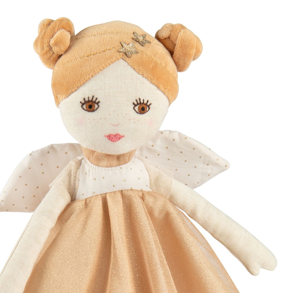 Soft doll golden fairy Melusine