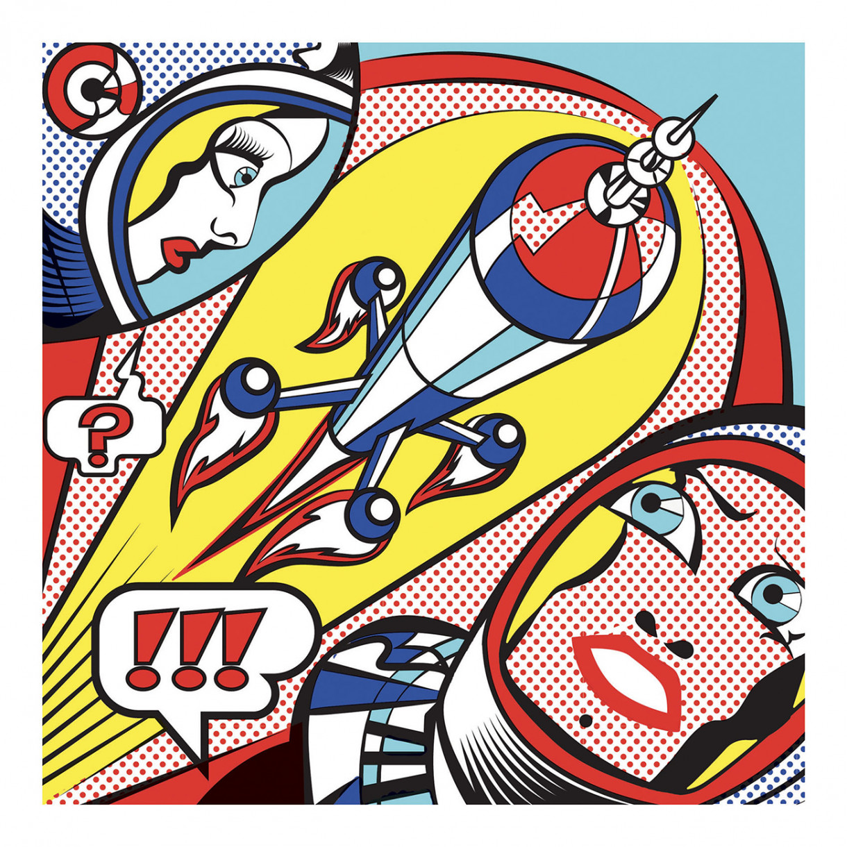 Нарисувай с флумастери Roy Lichtenstein