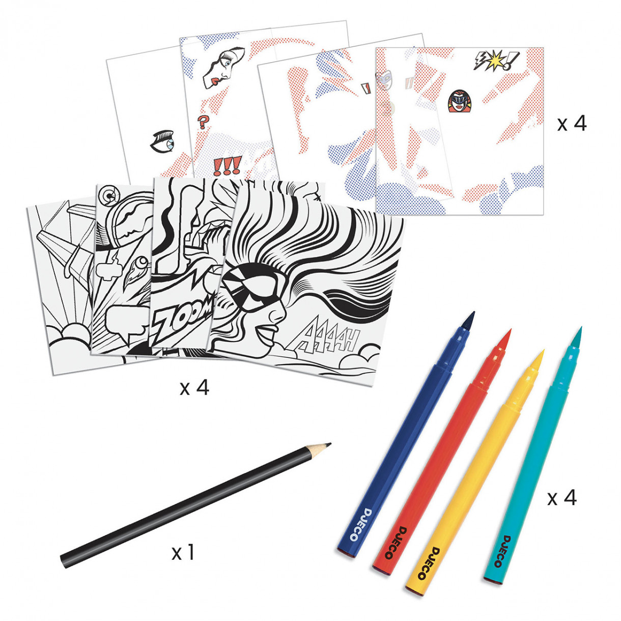 Нарисувай с флумастери Roy Lichtenstein