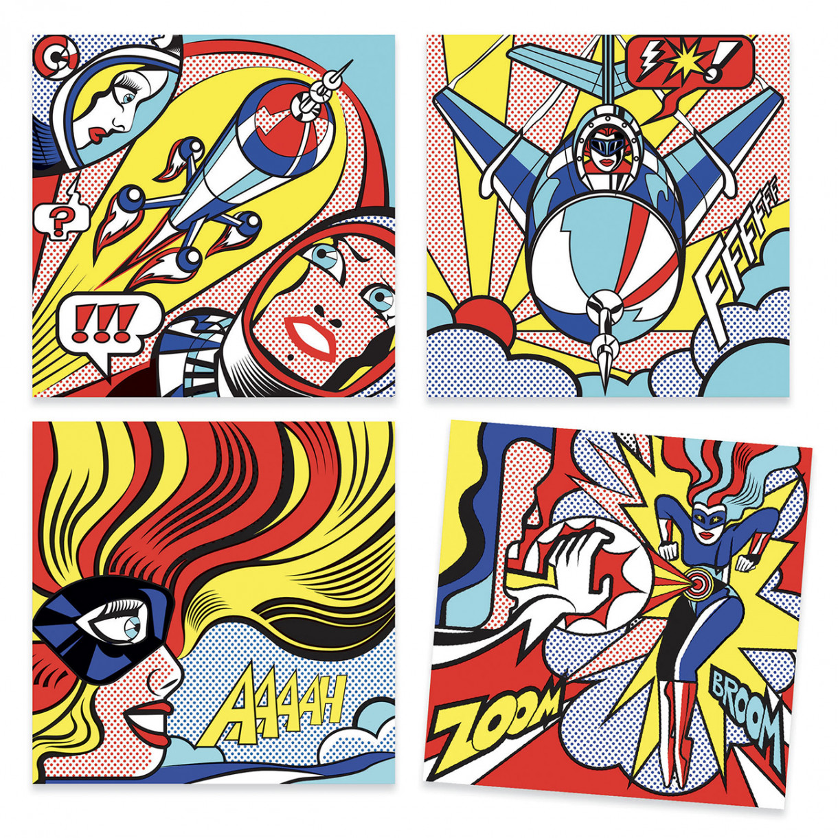 Нарисувай с флумастери Roy Lichtenstein