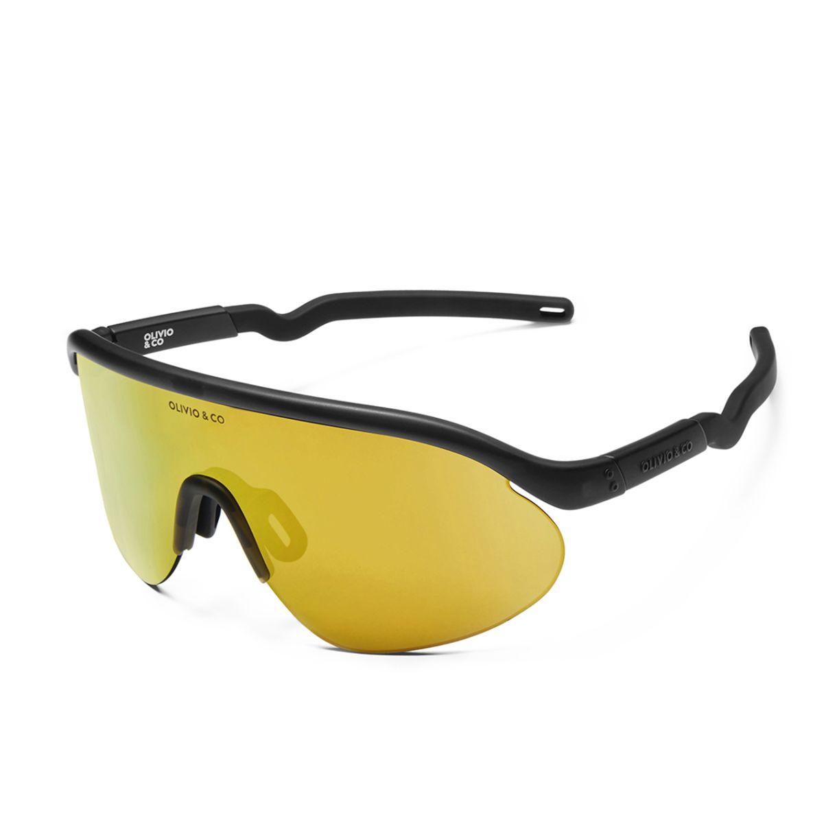 Sports sunglasses by Olivio&Co Gold color