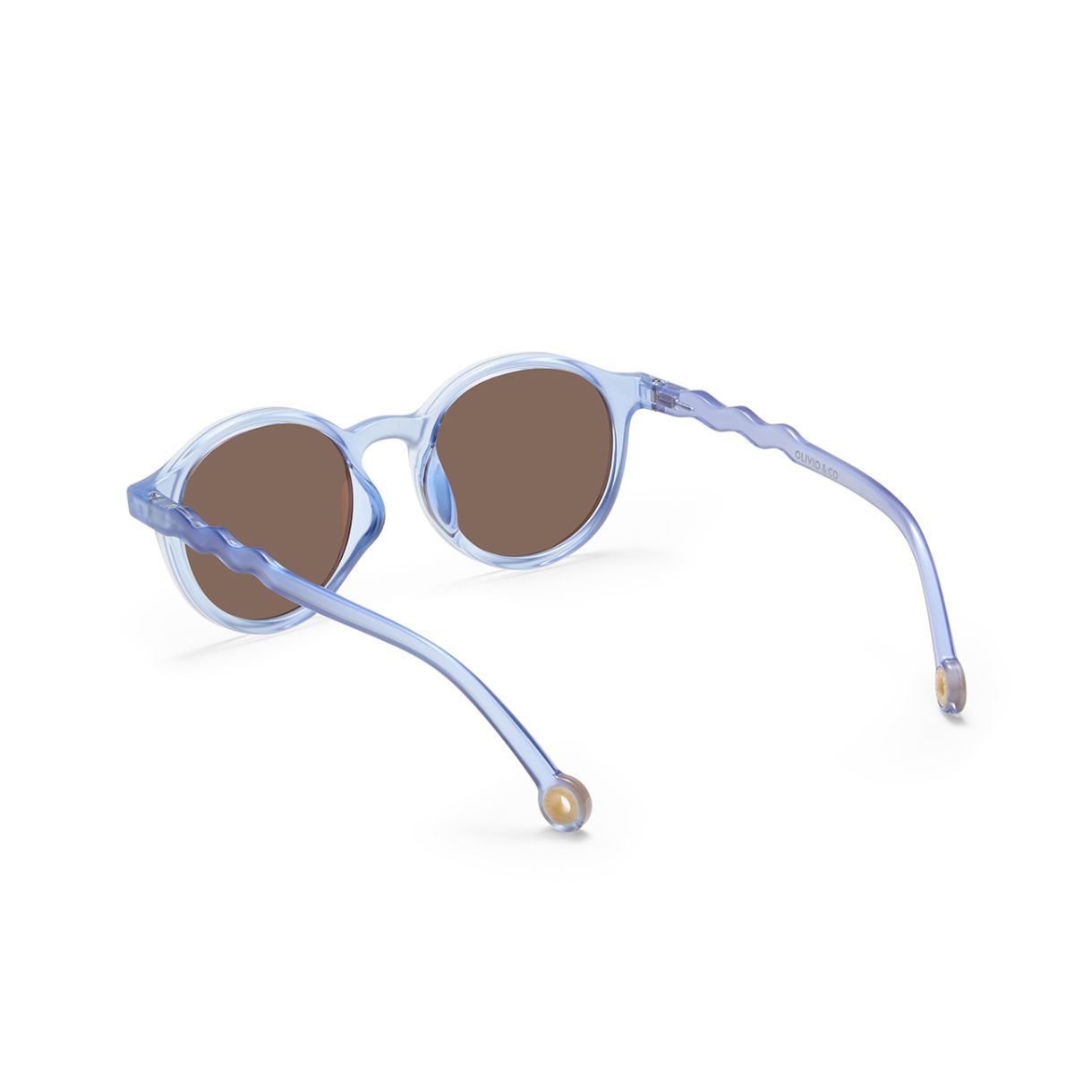 Детски овални слънчеви очила от 3 до 5 г.Olivio&Co Цвят синя боровинка