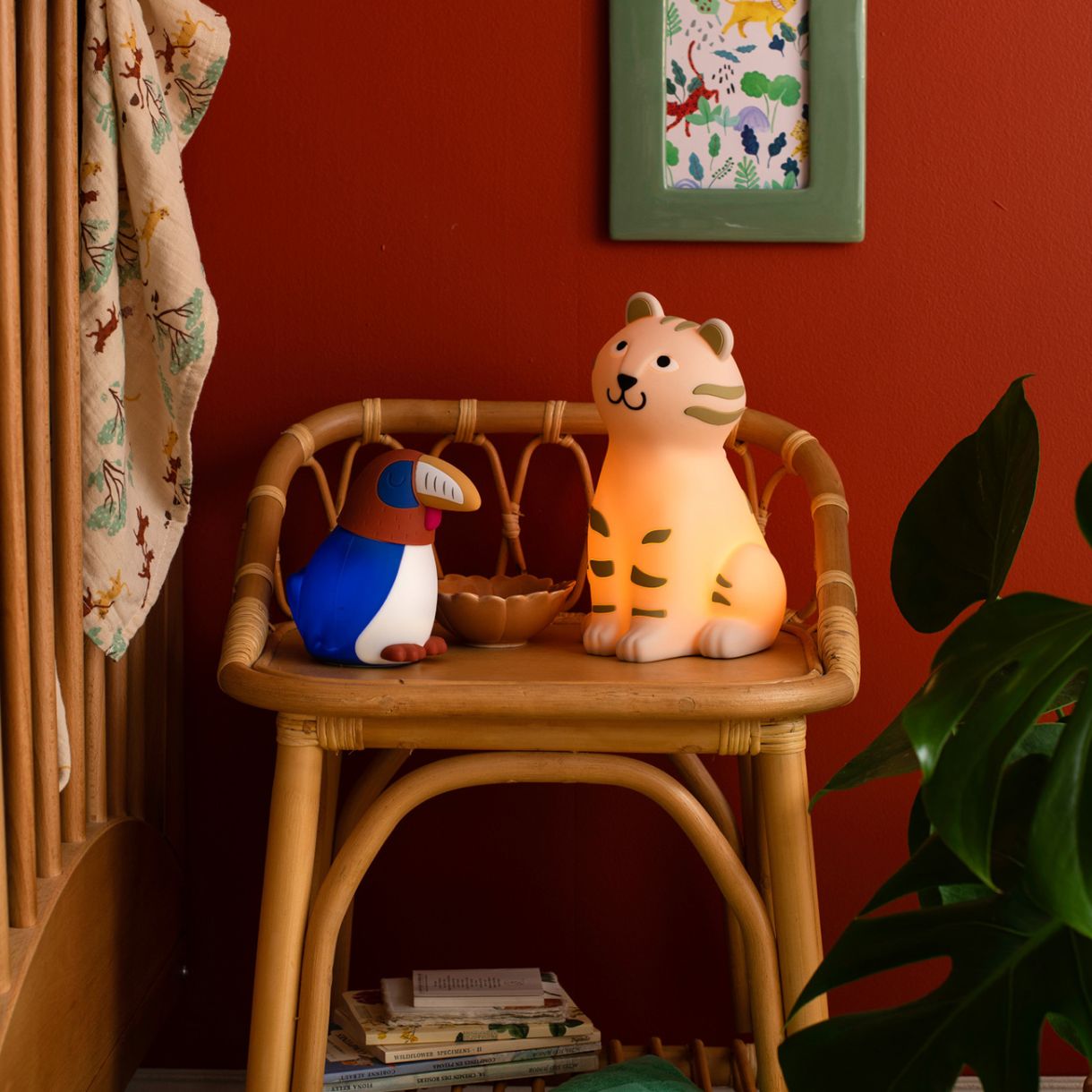 Night lamp tiger with USB 21.5cm Moulin Roty