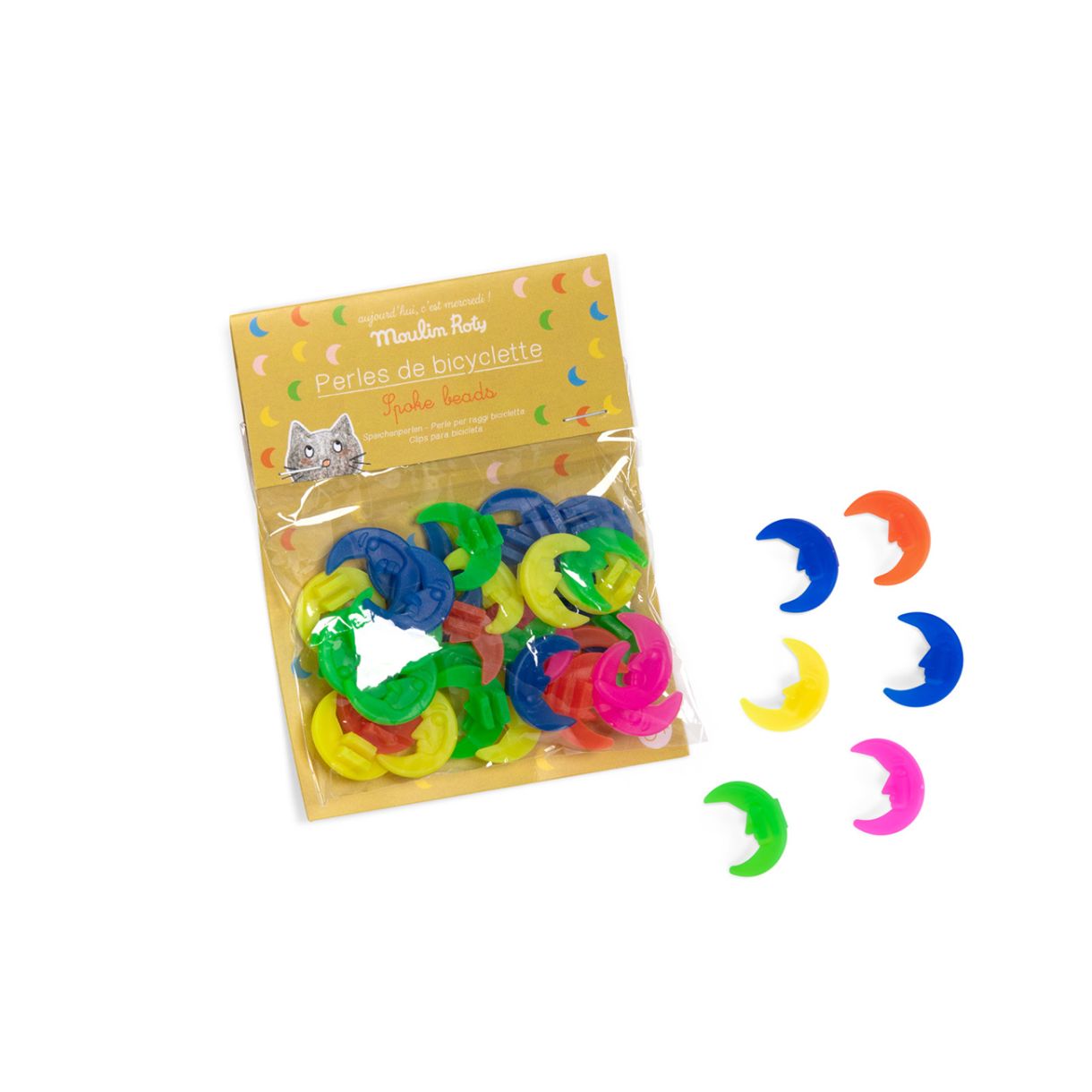 Moulin Roty freckle wheel spoke accessories