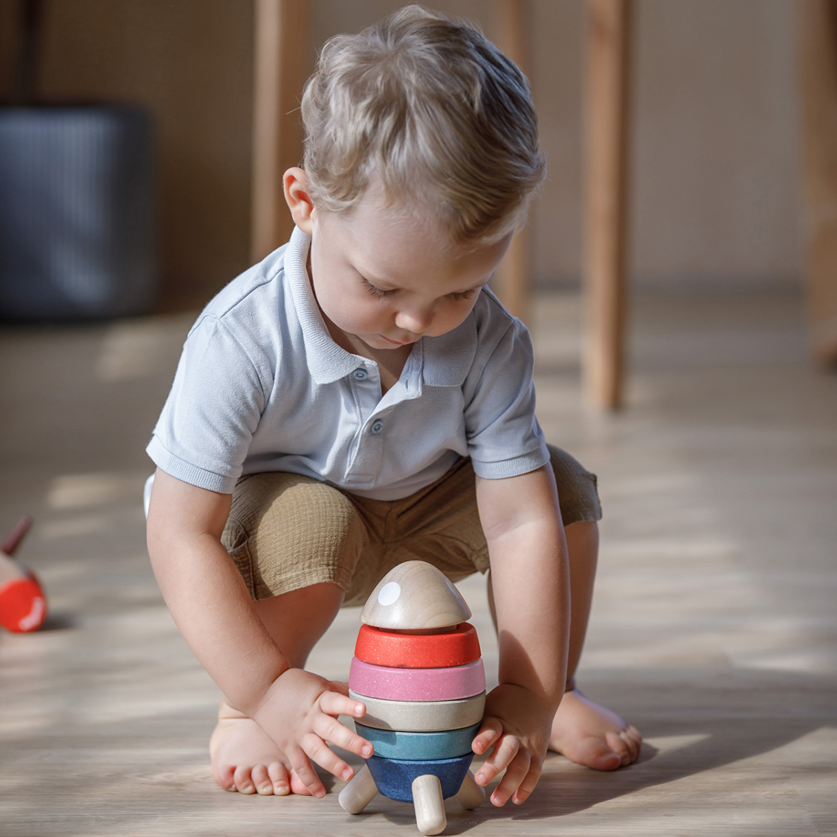 Rocket sorting toy