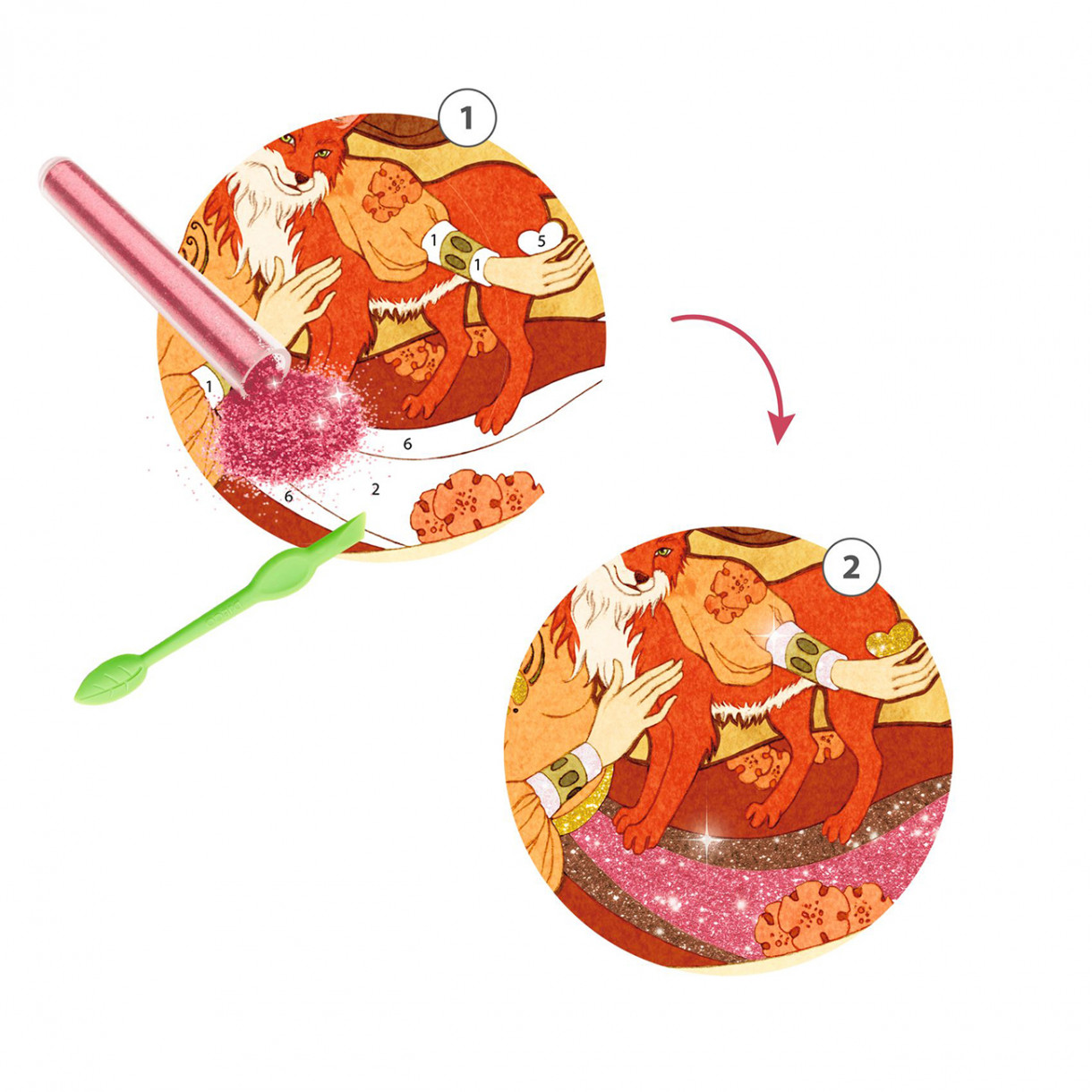 Colors with Alfons Mucha brocade