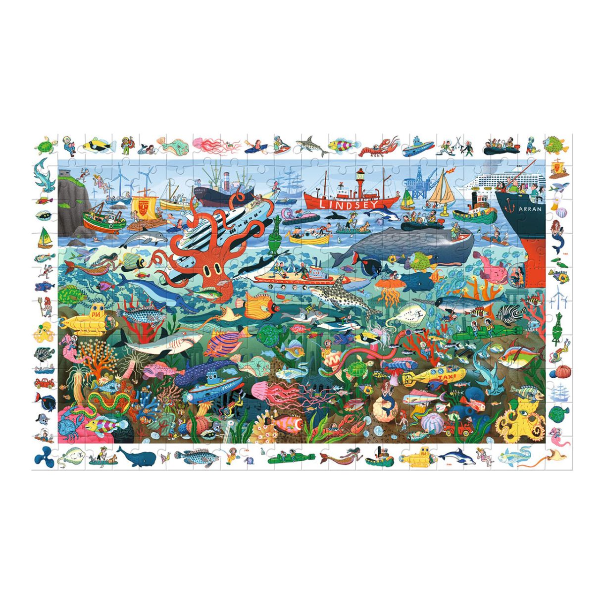 Observation puzzle sea secrets Djeco