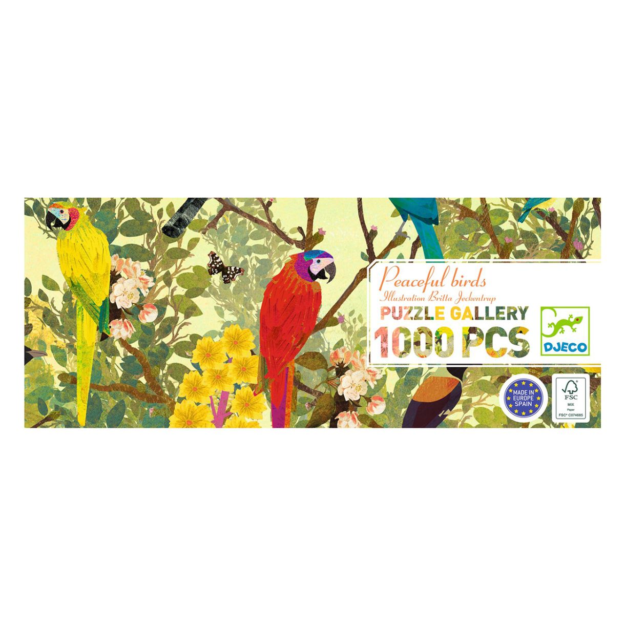 Puzzle Magnificent Birds 1000 pieces Djeco