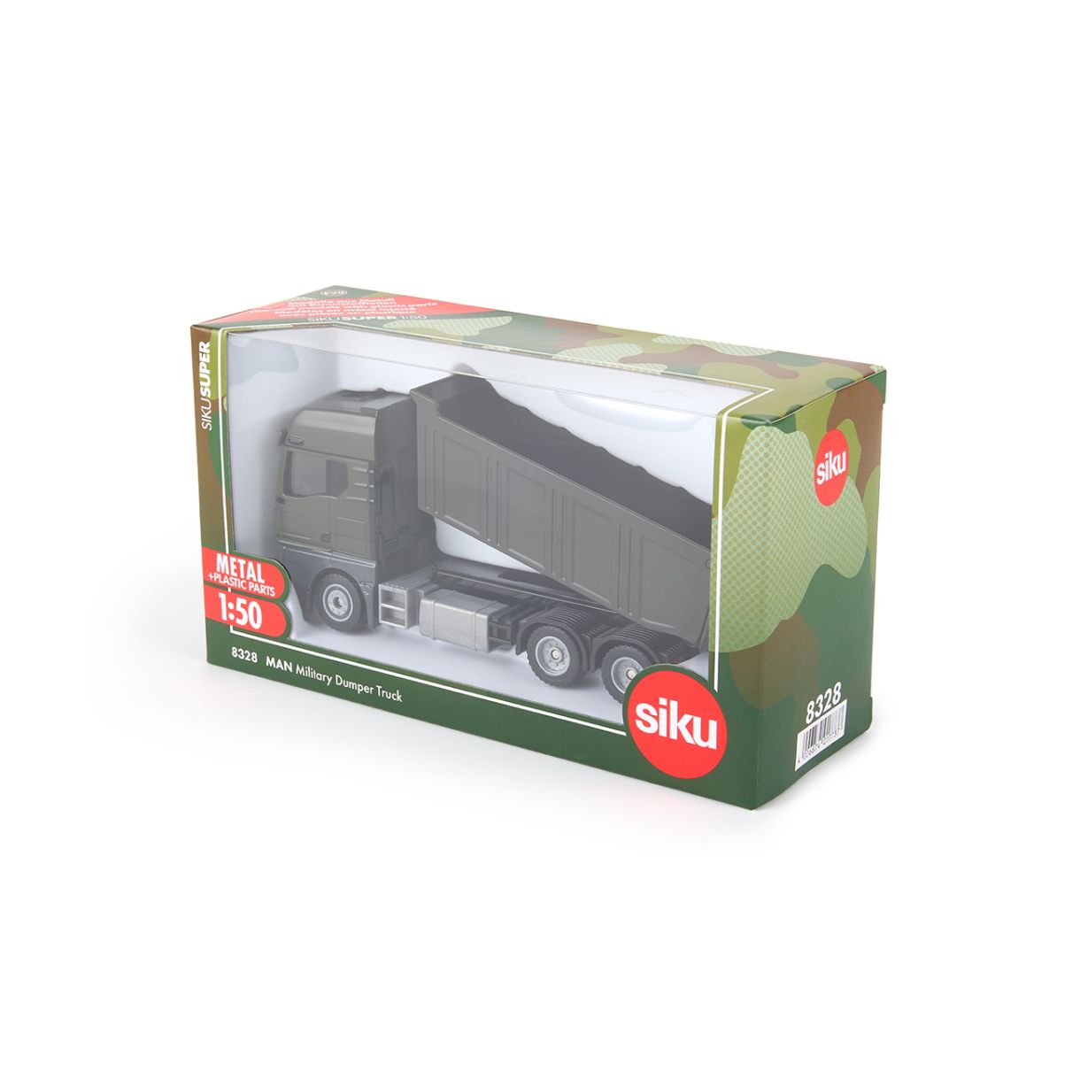 Military dump truck toy MAN 1:50 Siku