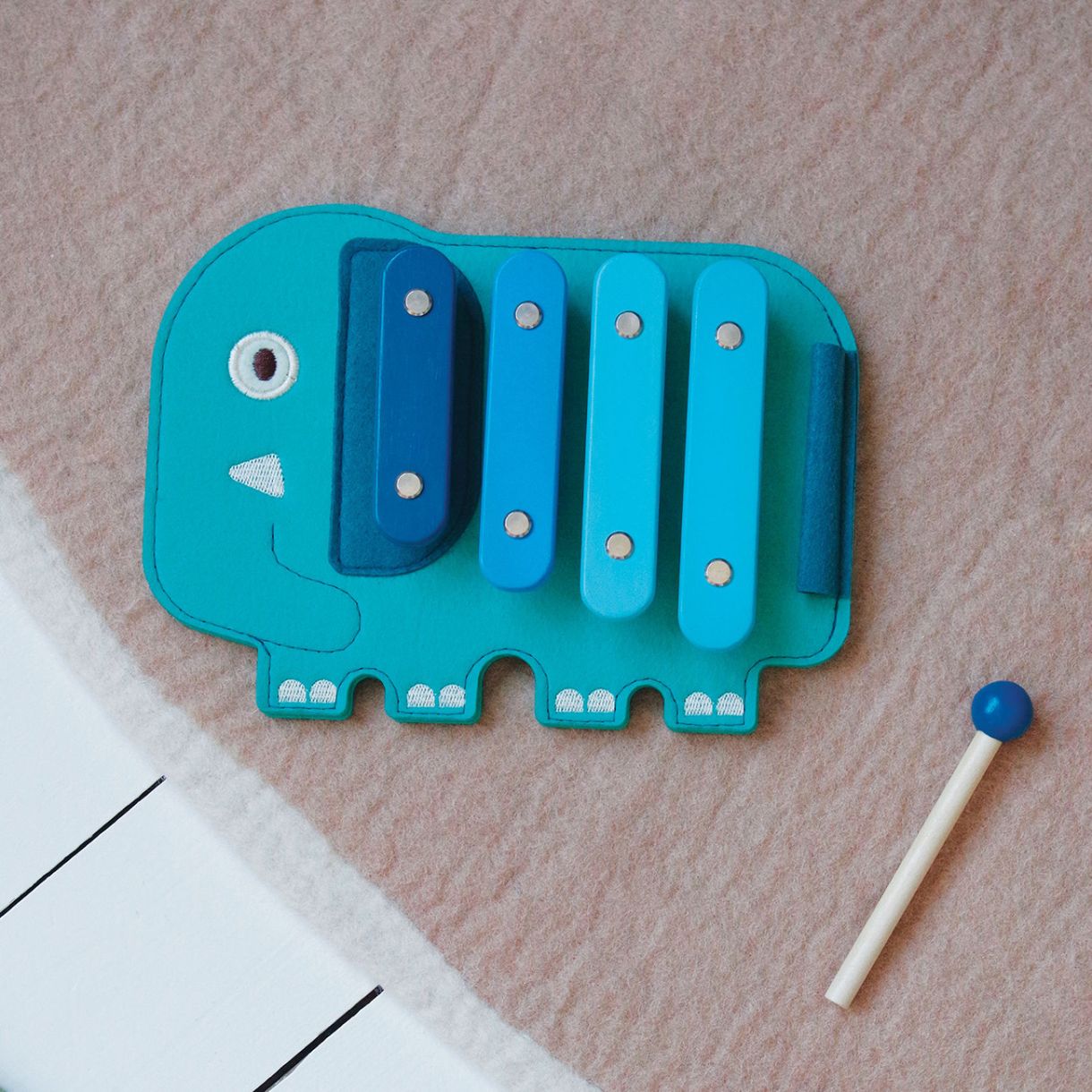 Djeco xylophone toy wood and felt