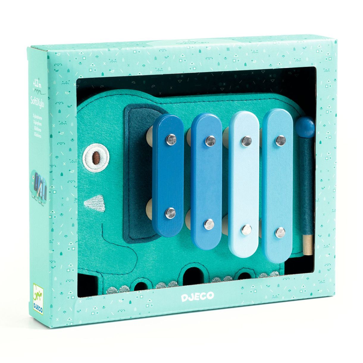 Djeco xylophone toy wood and felt