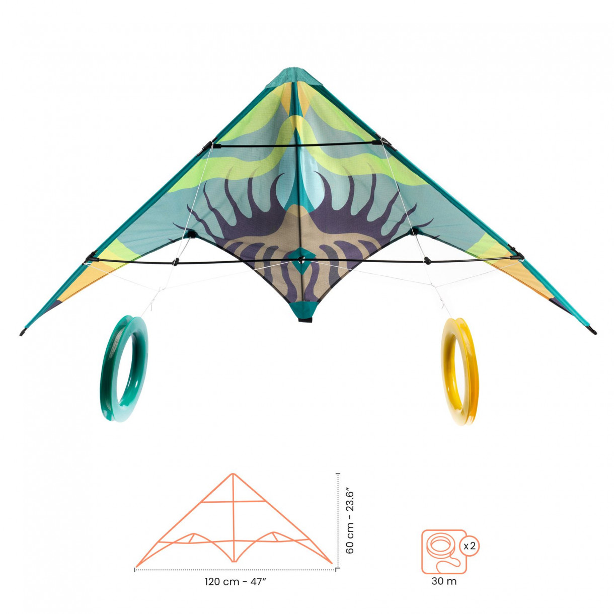 Kite green wave