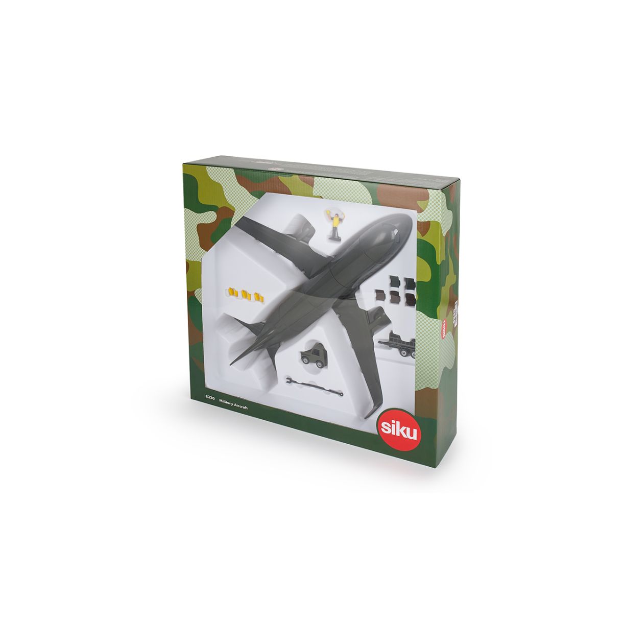 Toy military plane and accessories