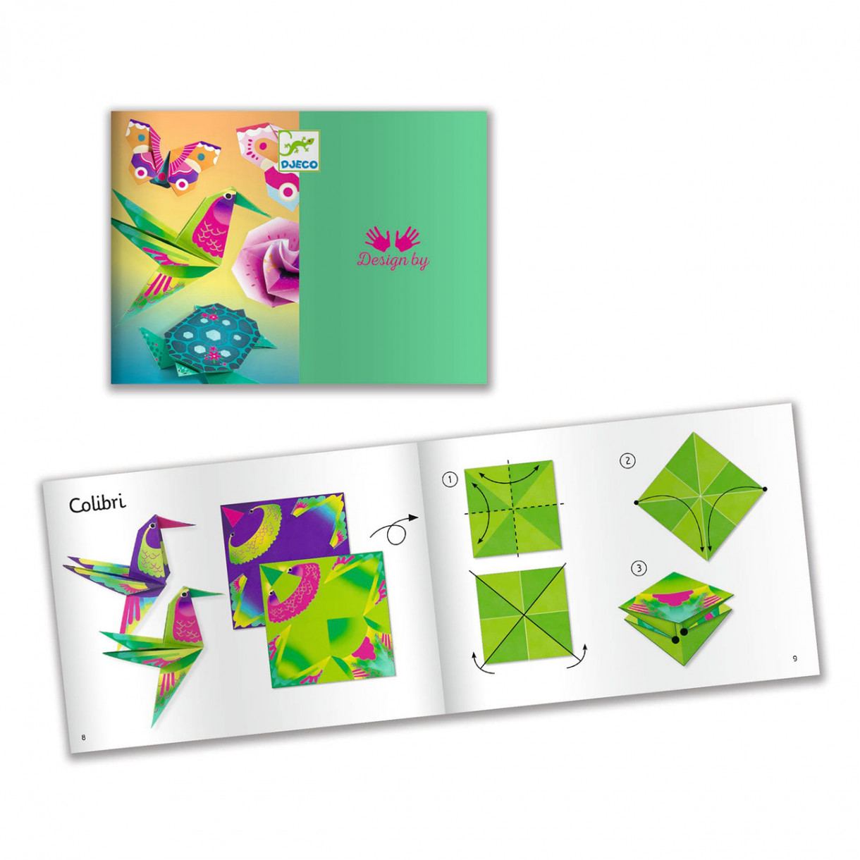 Оригами тропически животни