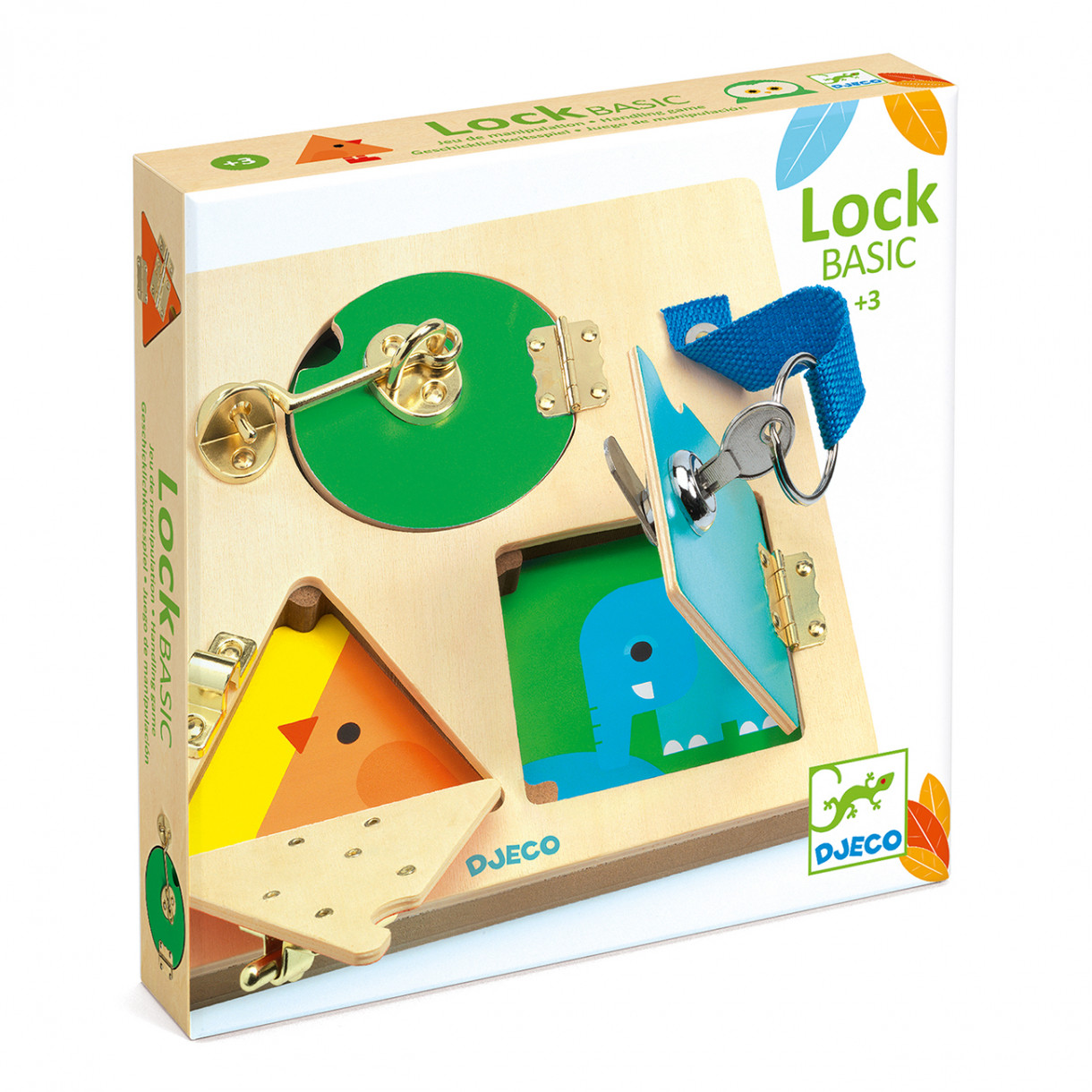 A wooden puzzle unlocked the lock