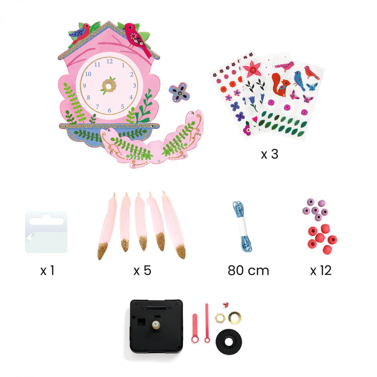 DIY wall clock kit