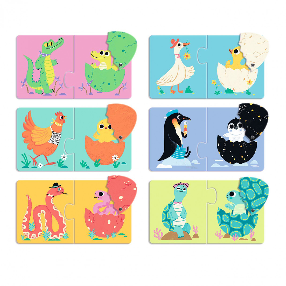 Puzzle duo fun eggs