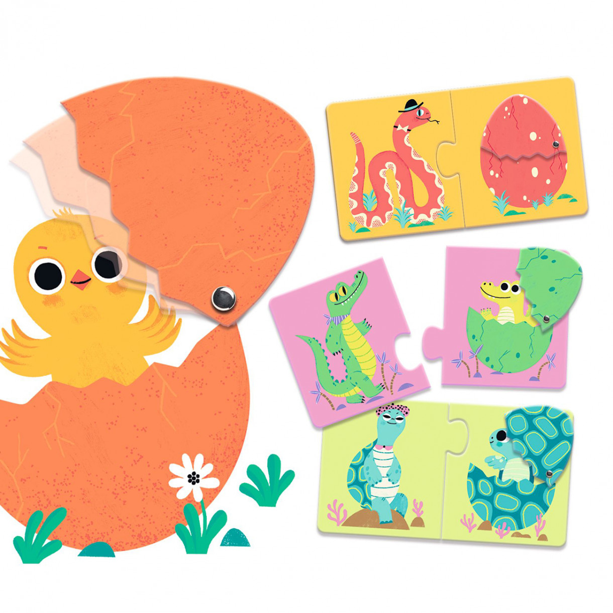 Puzzle duo fun eggs