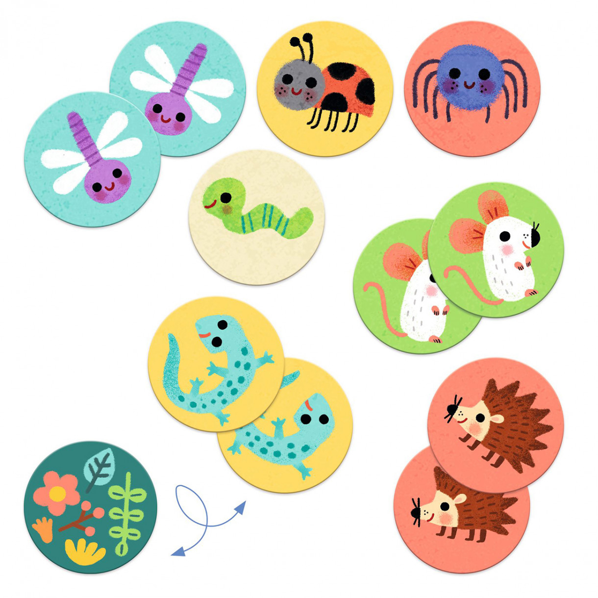 Game memo small animals