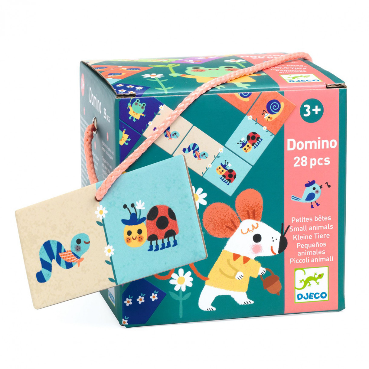 Game dominoes small animals