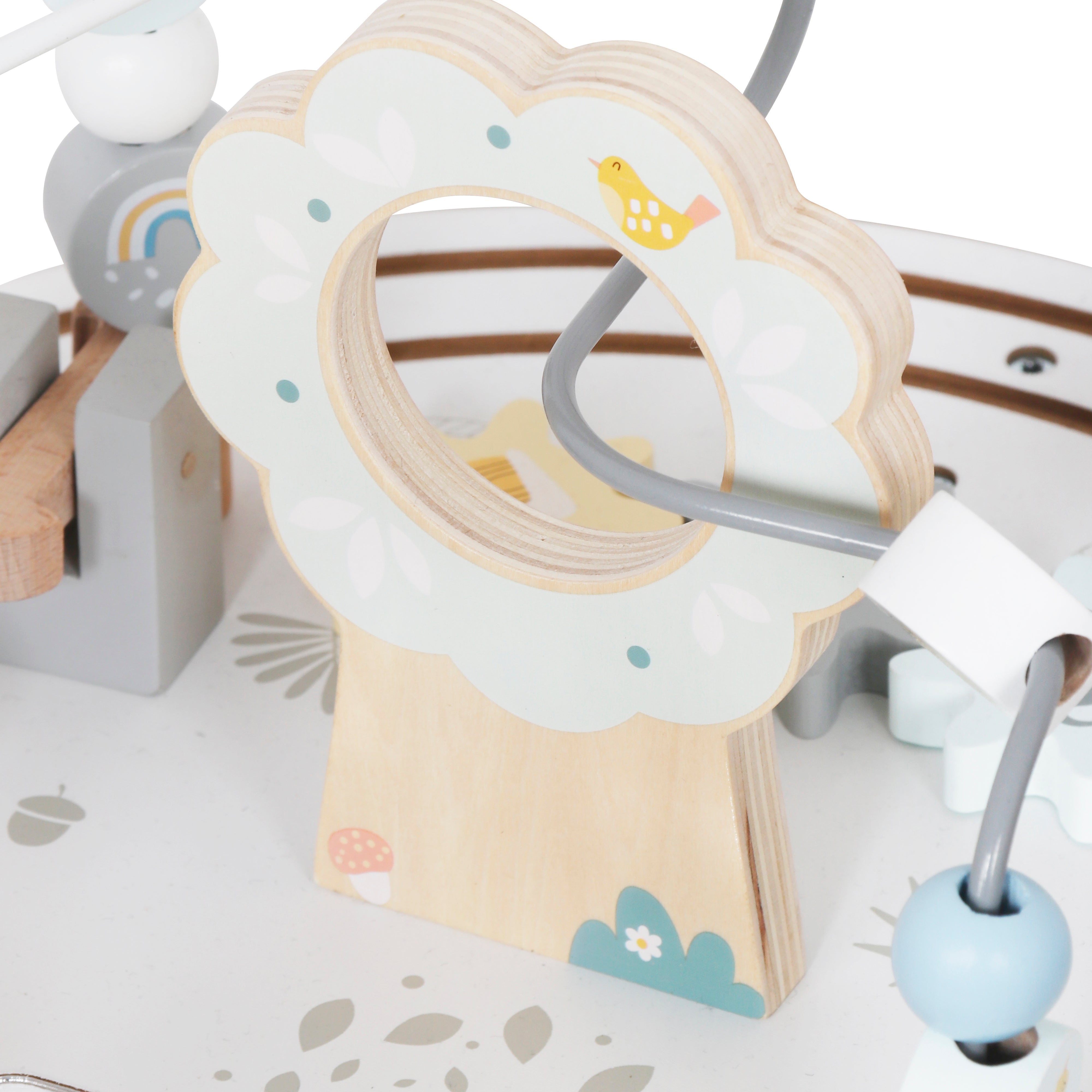 Children's Wooden Educational Toy - Bead Maze Table, GINGER HOME, 40x40x54 cm