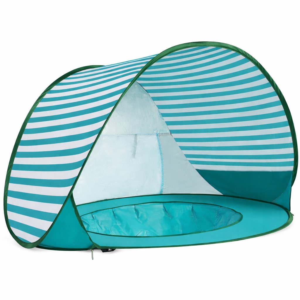 Children's Pop-Up Play Tent GINGER HOME with UV protection 50+ – lightweight and foldable, for beach and garden, 120×80×70 cm