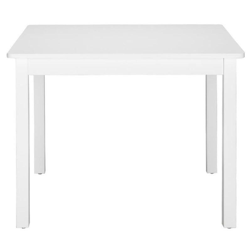 Детски Комплект Маса с 4 Стола GINGER HOME, Дърво, Бял, 66x56x48 см