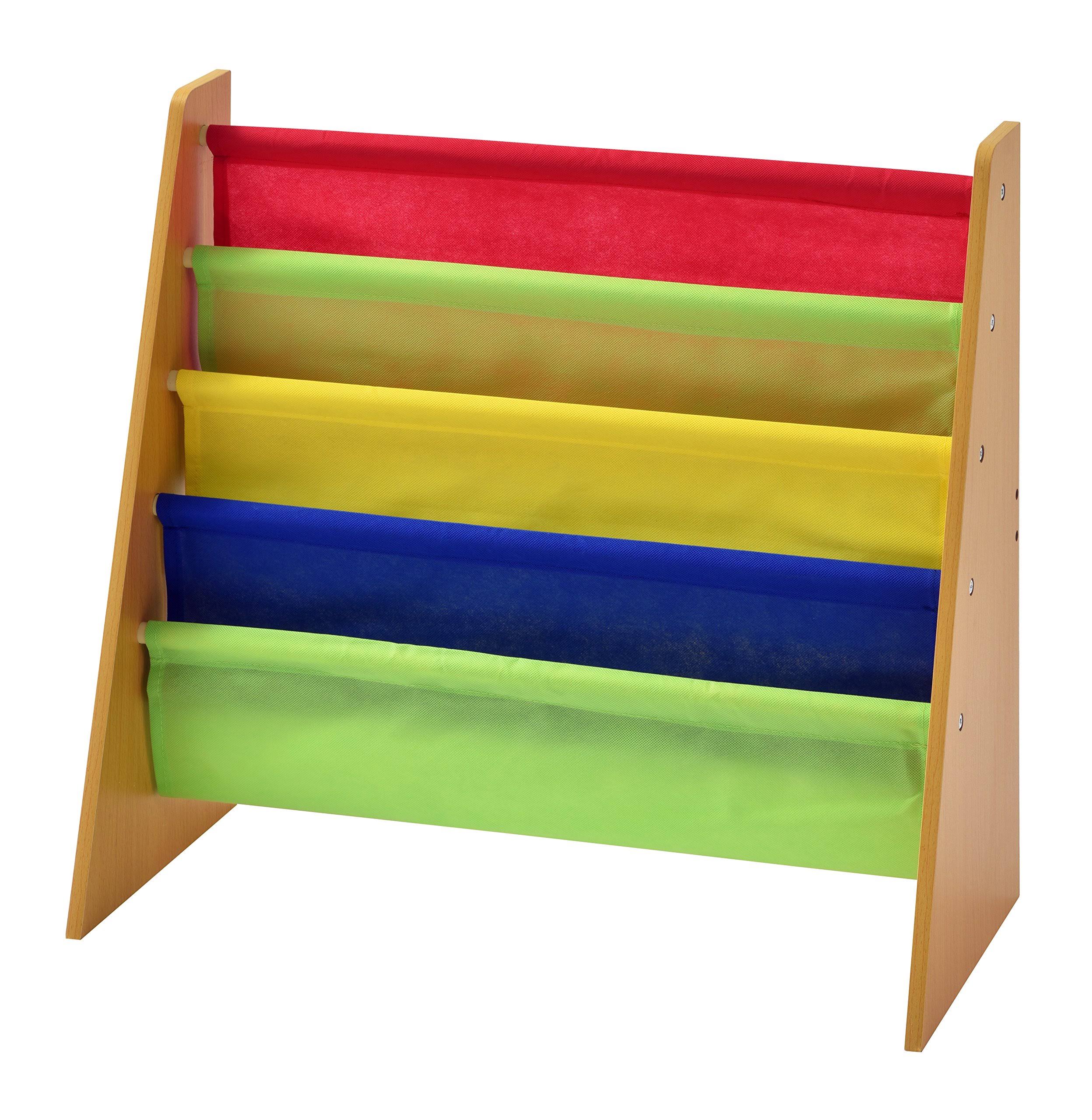 Детска Етажерка за Книги и Играчки, Органайзер за Съхранение, Секция, Библиотека за Детска Стая - COLORS