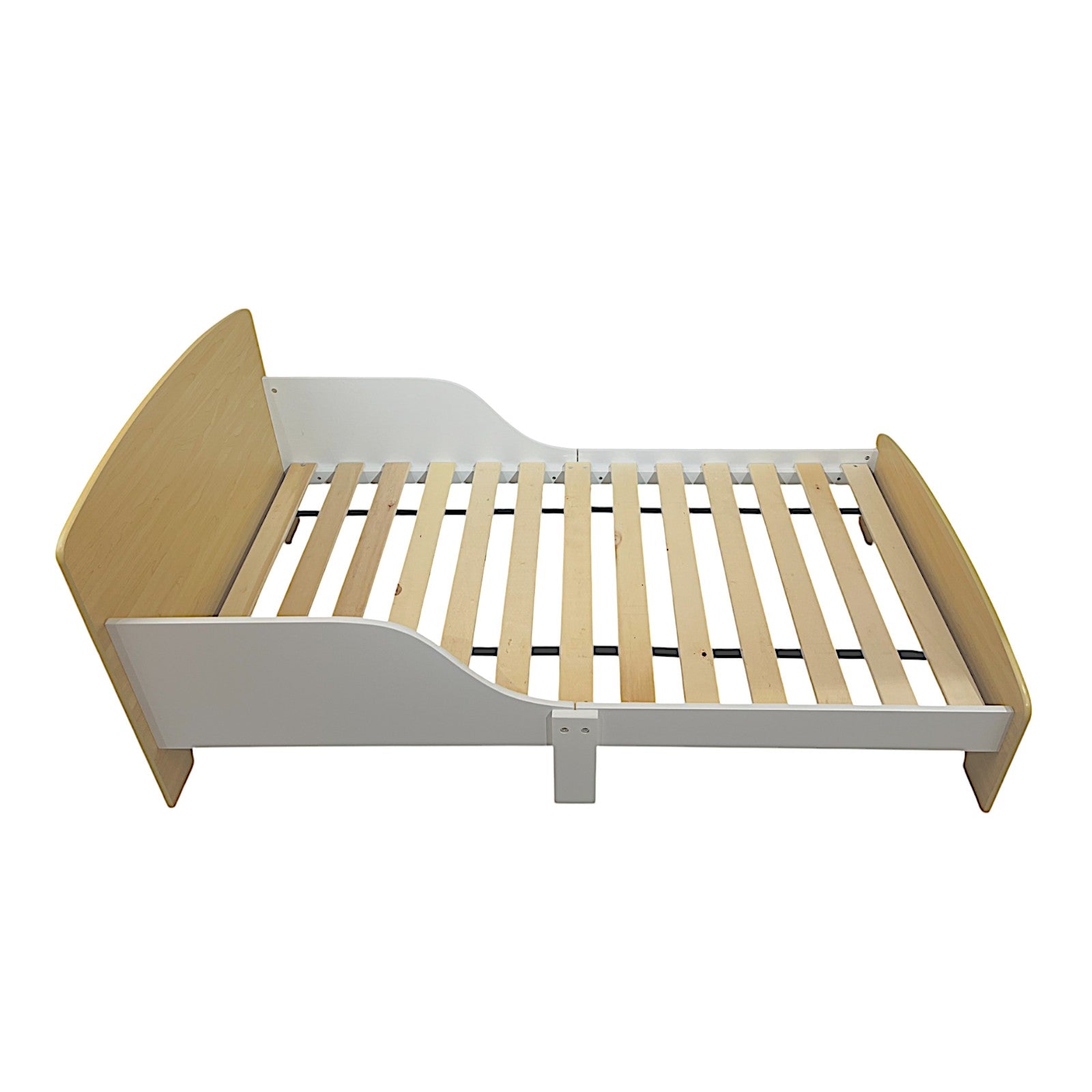 Children's Wooden Bed with Protection and Mattress Frame 140/70 cm – GINGER HOME