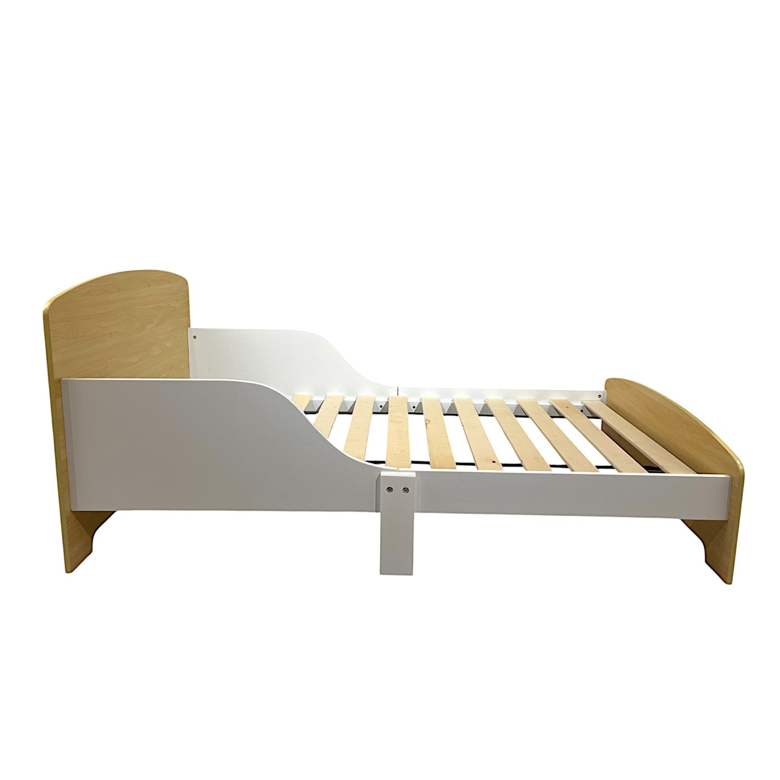 Children's Wooden Bed with Protection and Mattress Frame 140/70 cm – GINGER HOME