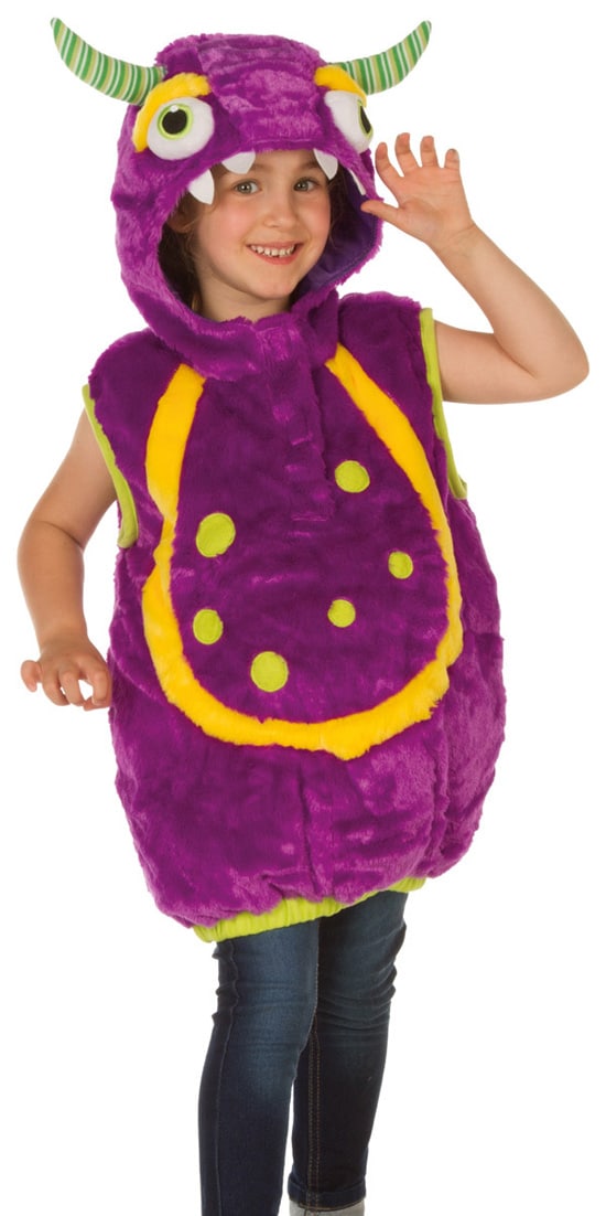 Детски театрален костюм Смешно лилаво чудовище