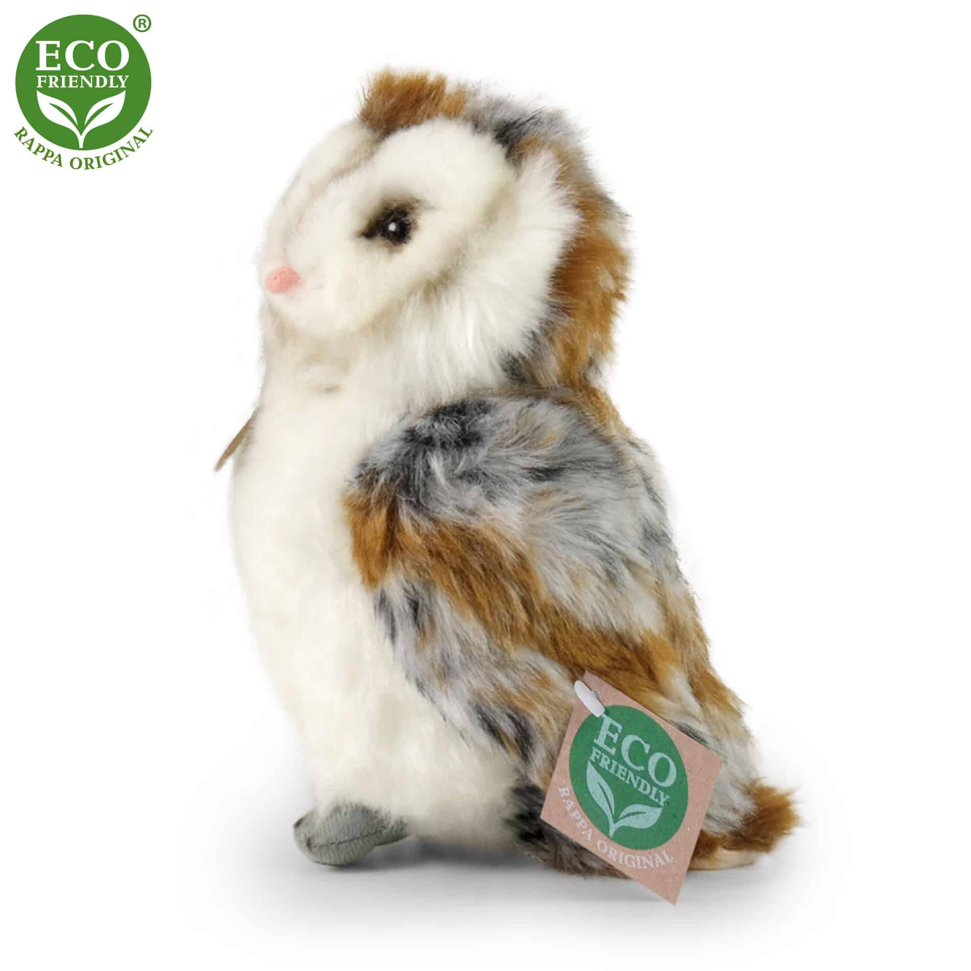 Плюшен Бухал17 см. цветен