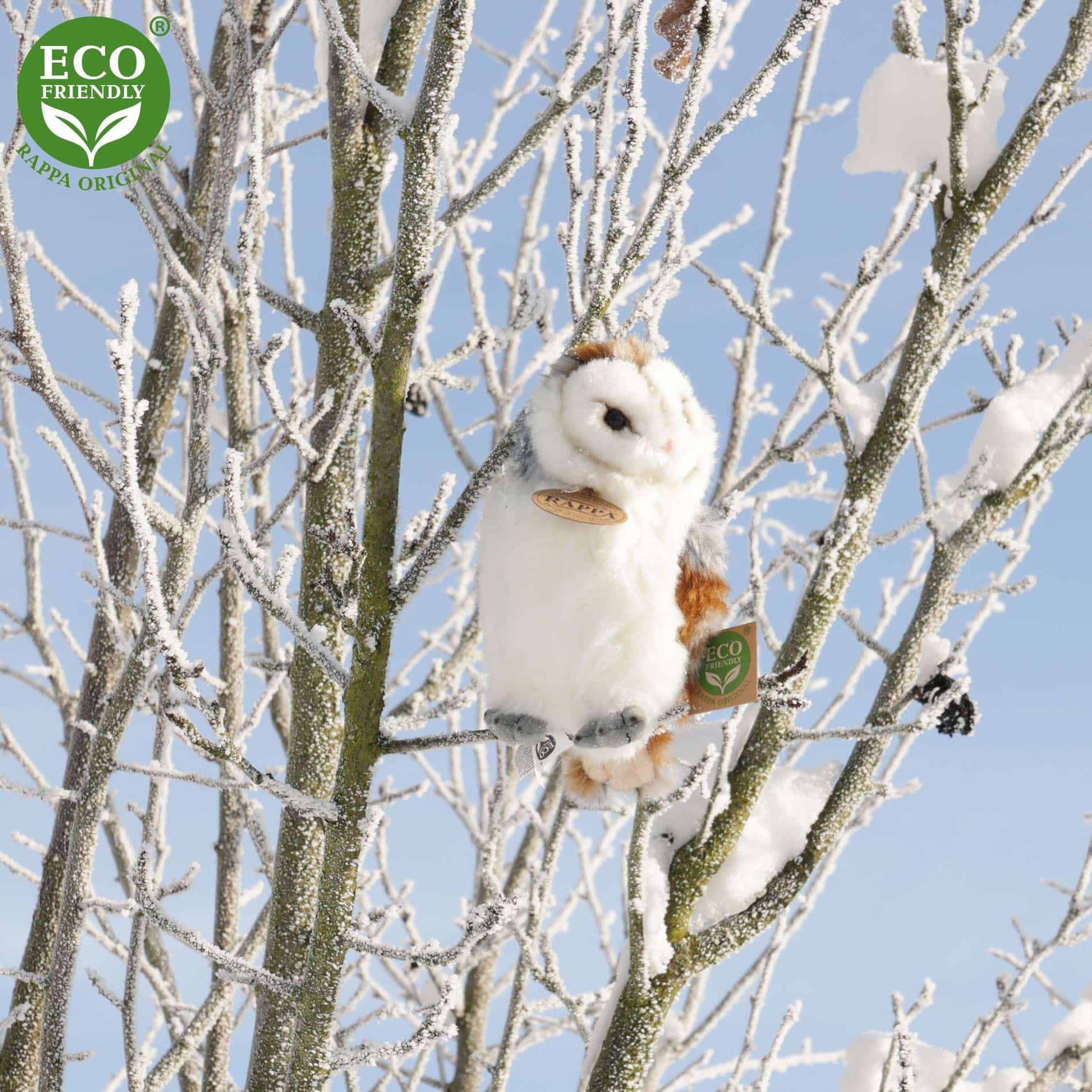 Плюшен Бухал17 см. цветен