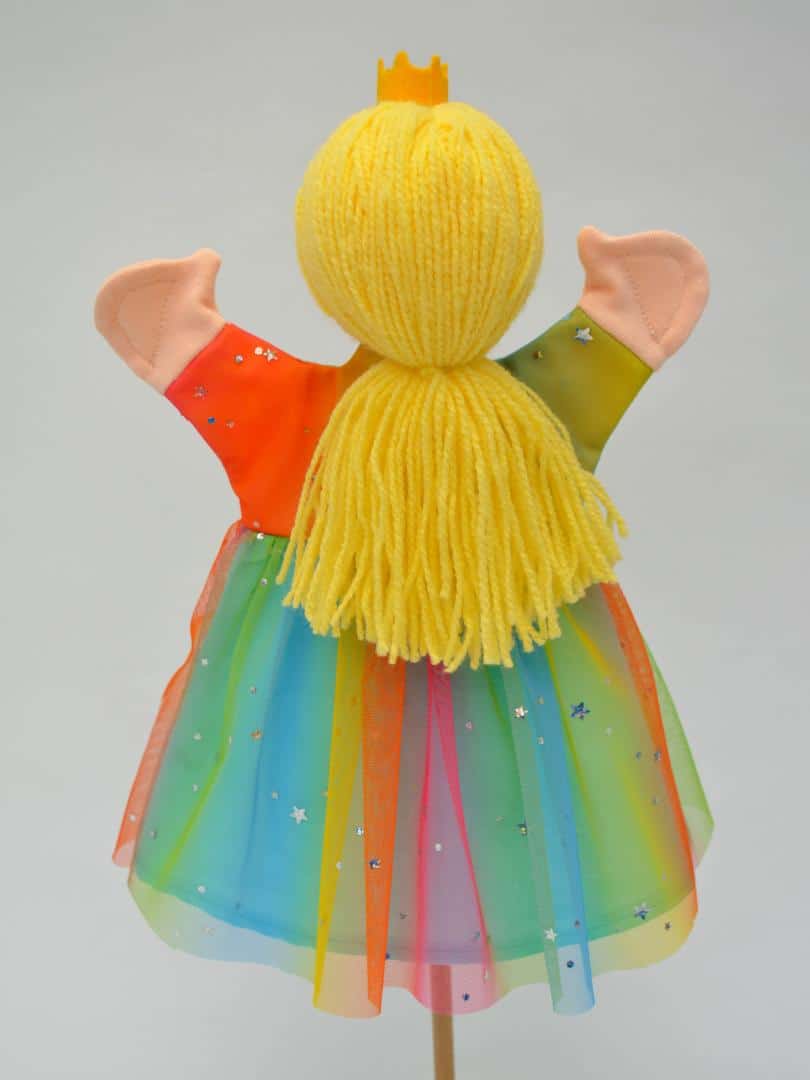 Кукла за театър Феята на дъгата 30 см.