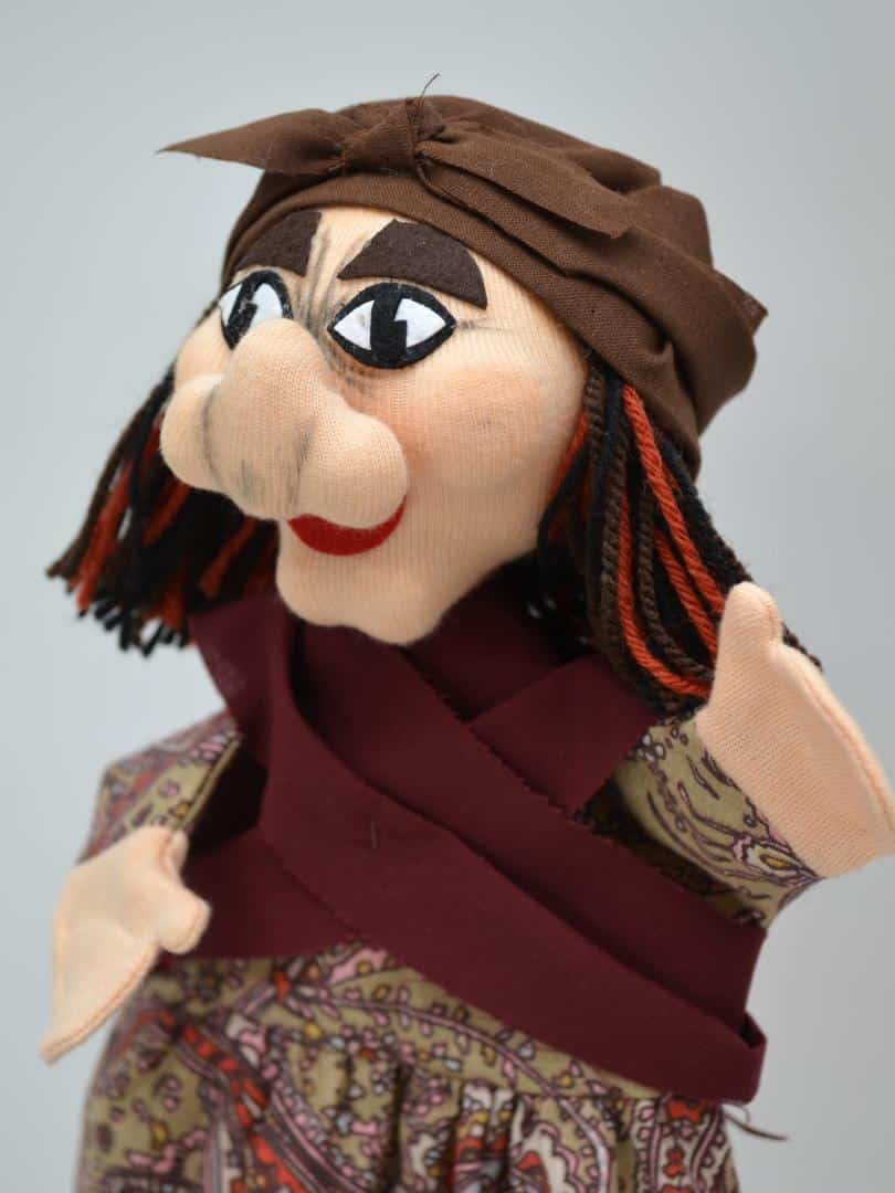 Theater doll Baba Yaga 28 cm.