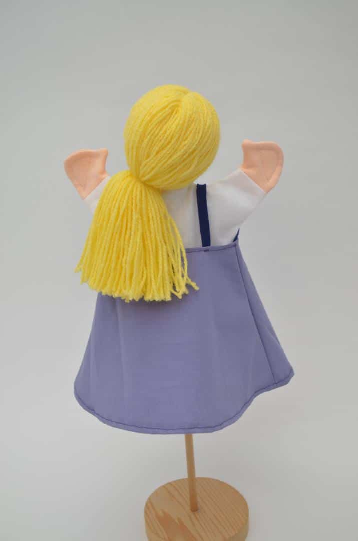 Кукла за театър 2 в 1 Пепеляшка 30 см.