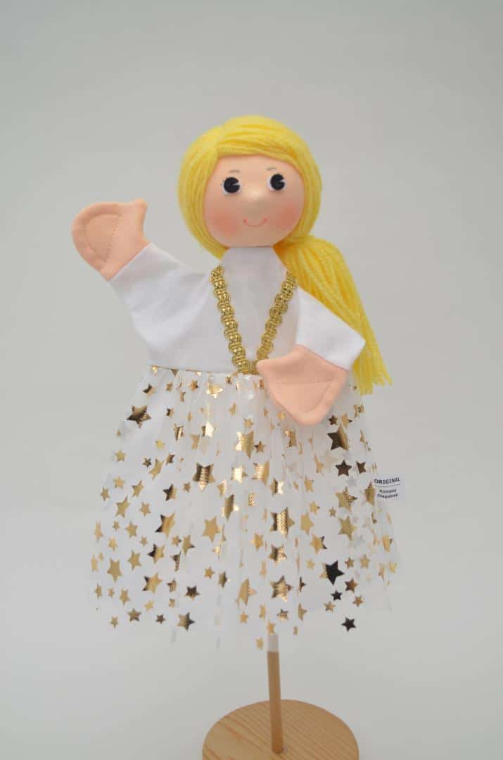 Кукла за театър 2 в 1 Пепеляшка 30 см.