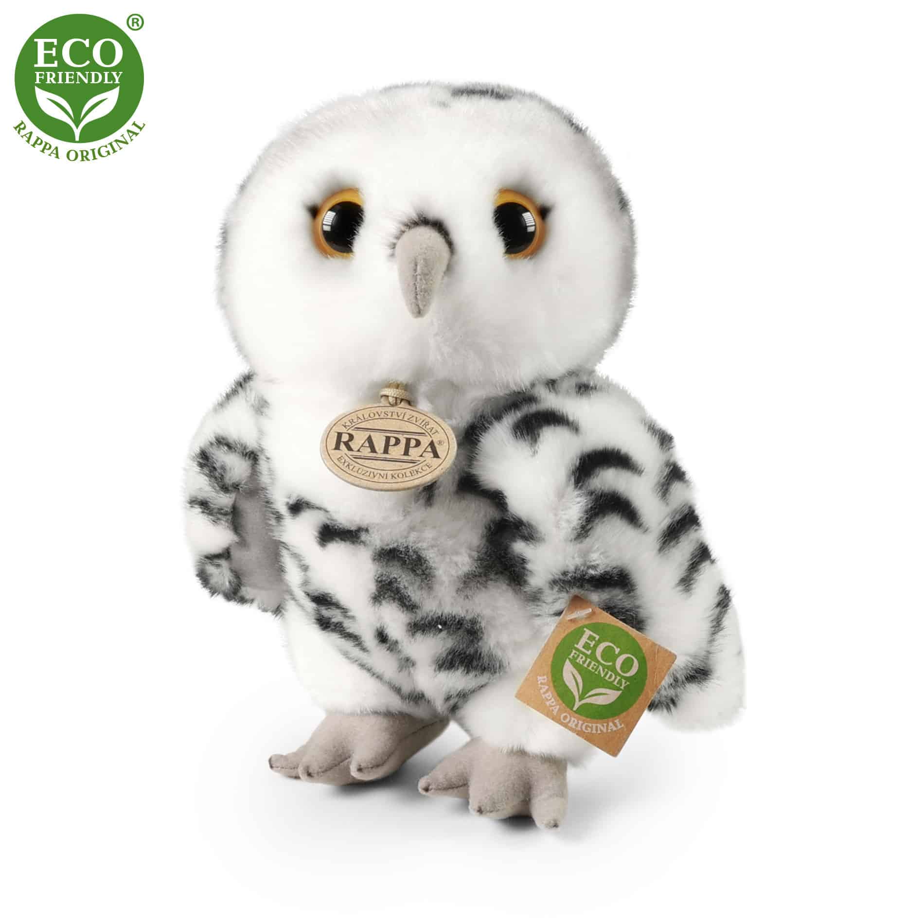 Плюшен Бял бухал 25 см.