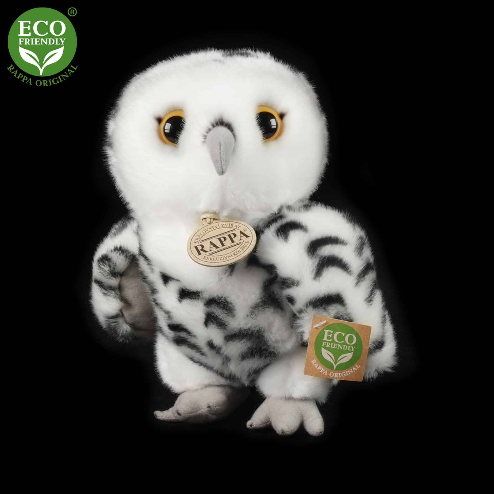 Плюшен Бял бухал 25 см.