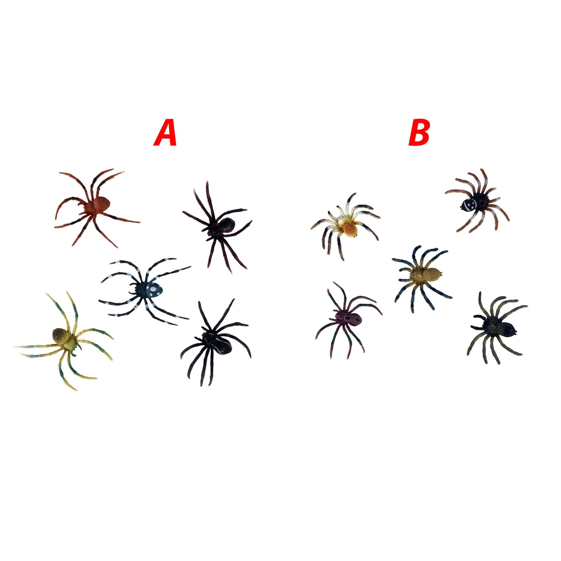 Комплект фигурки Паяци II - 5 броя 9-10 см.