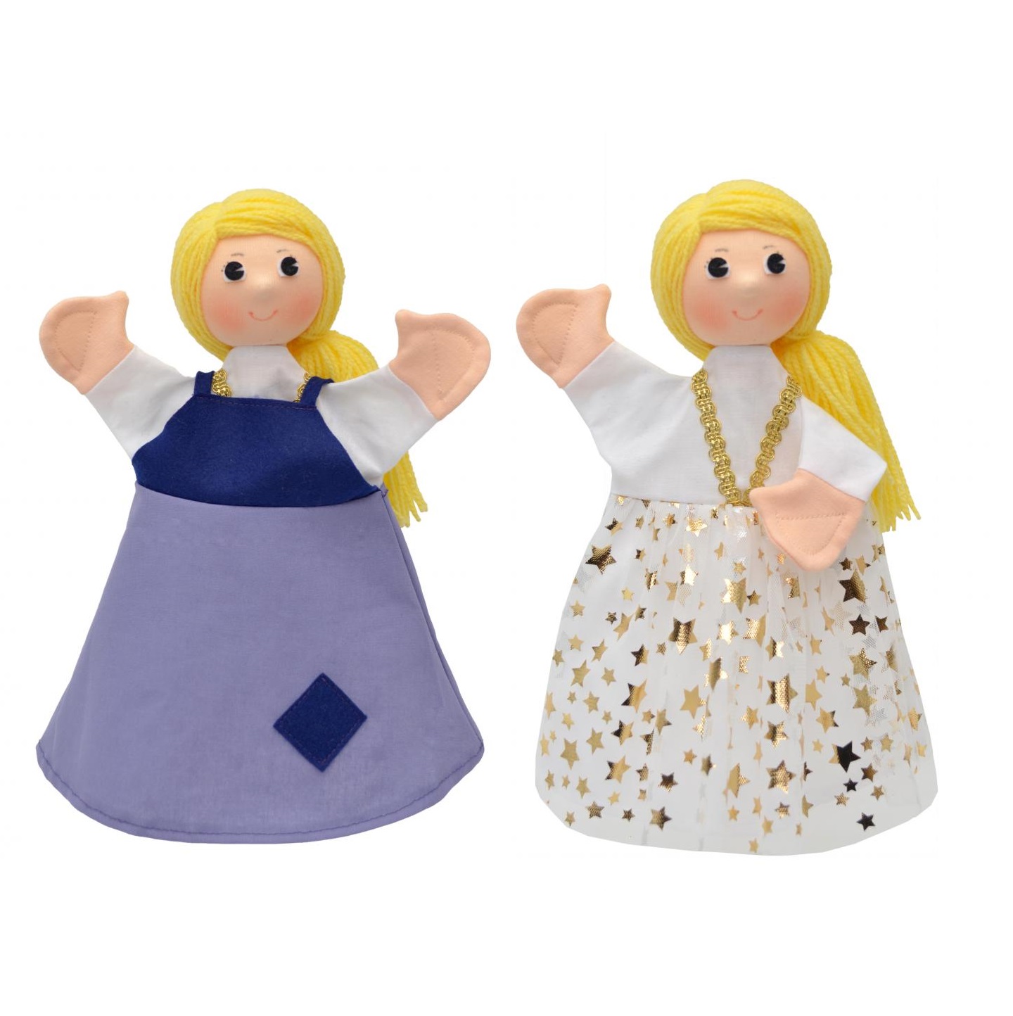 Кукла за театър 2 в 1 Пепеляшка 30 см.