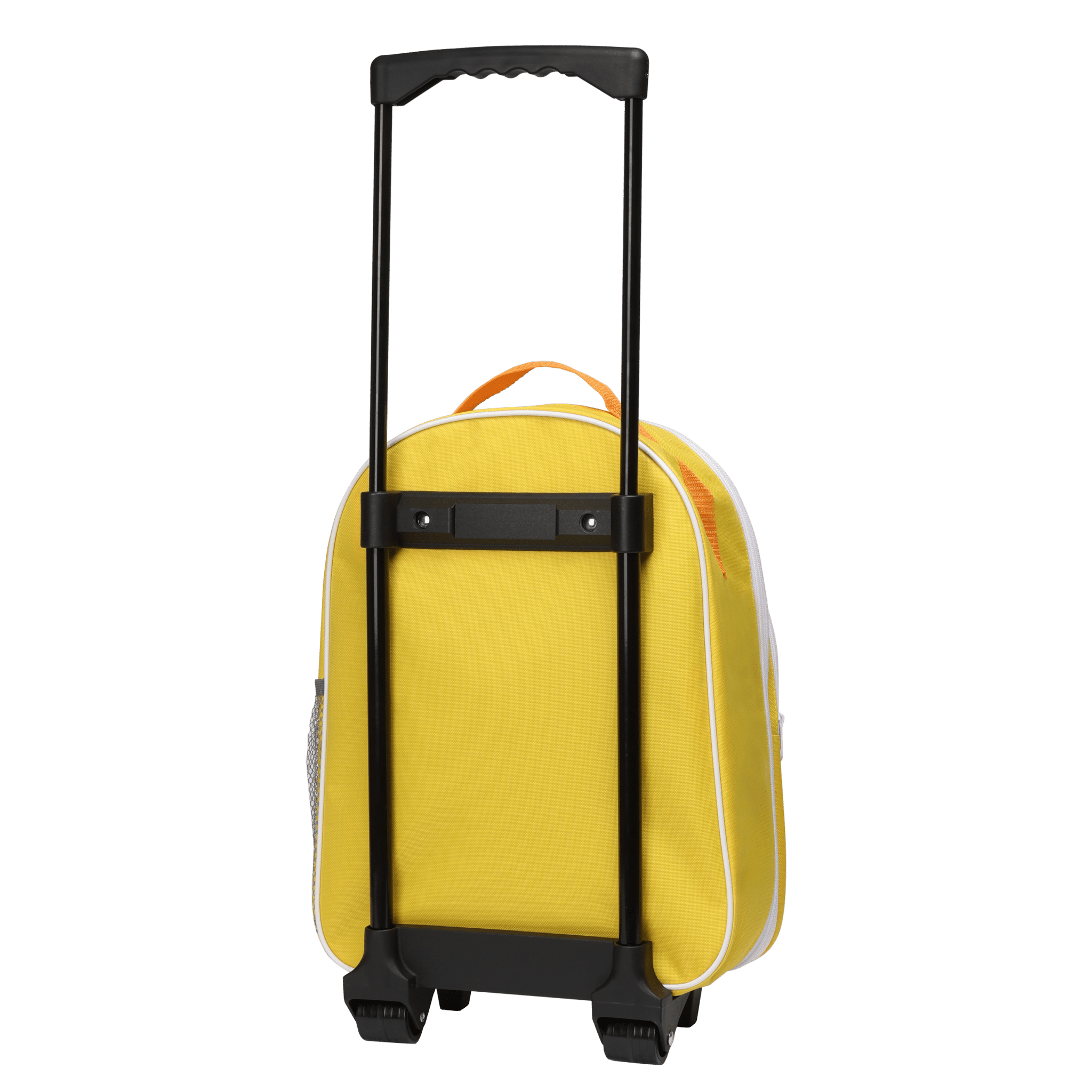 Детска раница на колела Пипи Дългото чорапче и любимия кон жълта