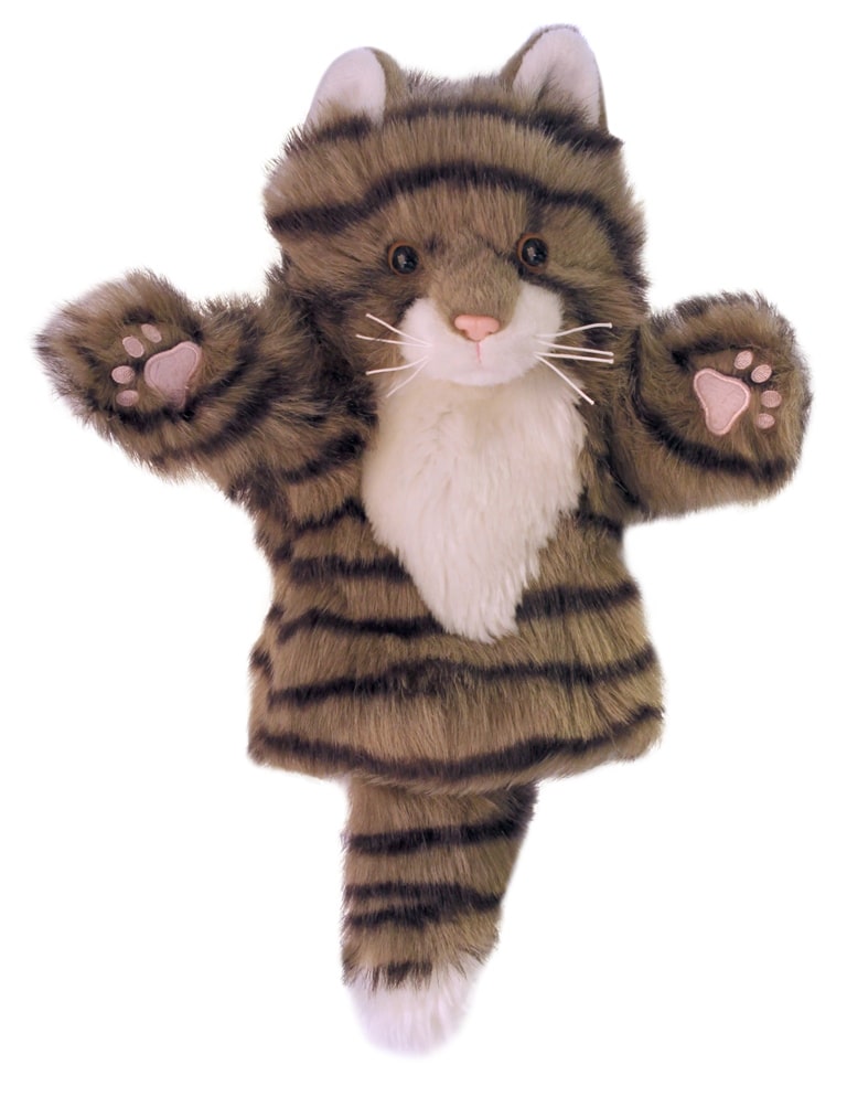 Hand puppet Grey cat