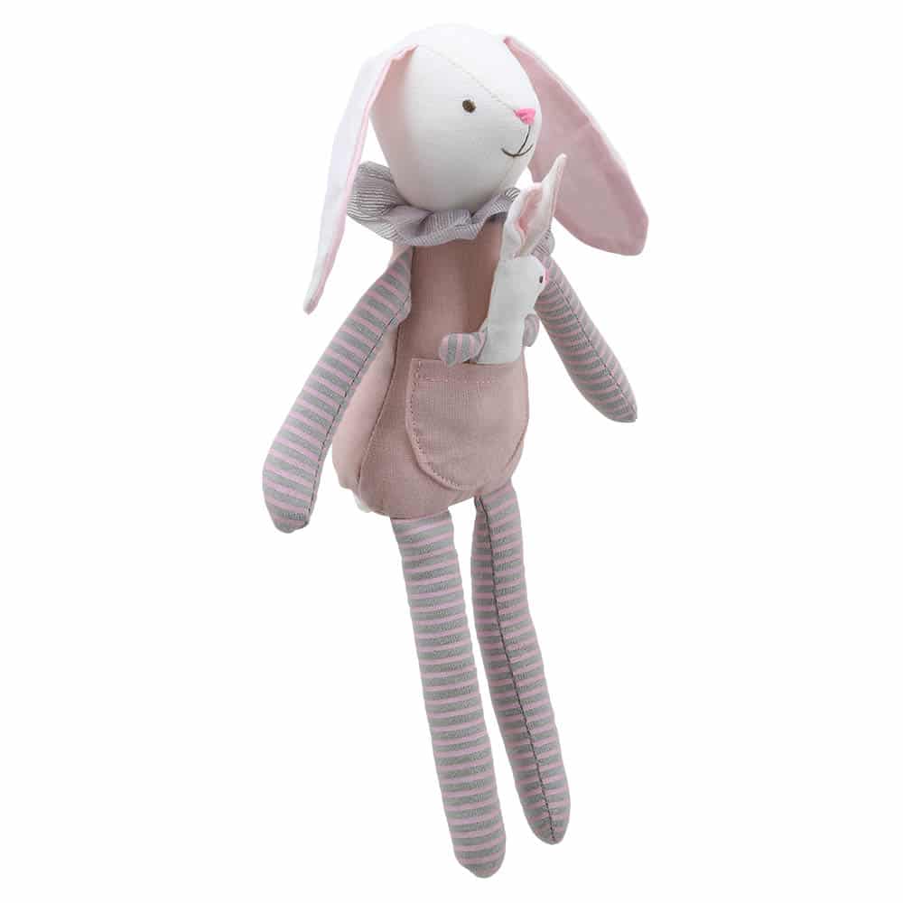 Играчка от лен Семейство зайчета