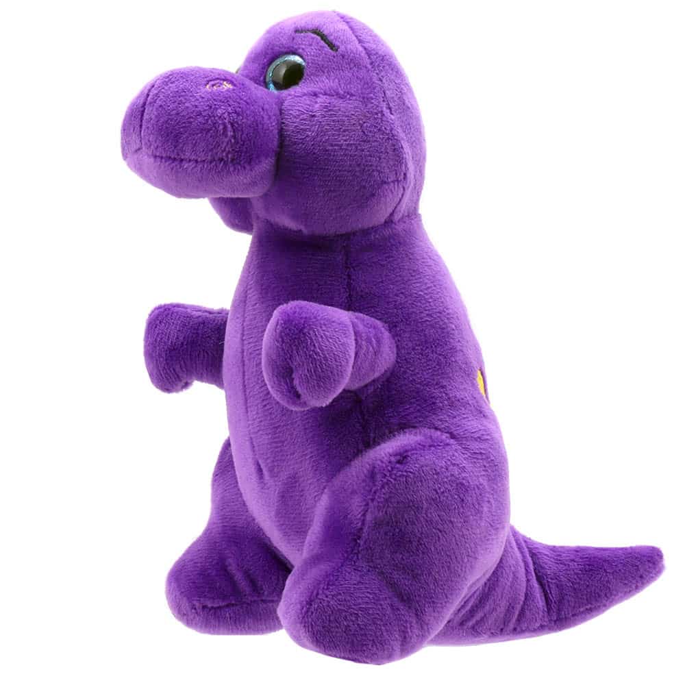 Плюшена играчка Динозавър T-Rex лилав