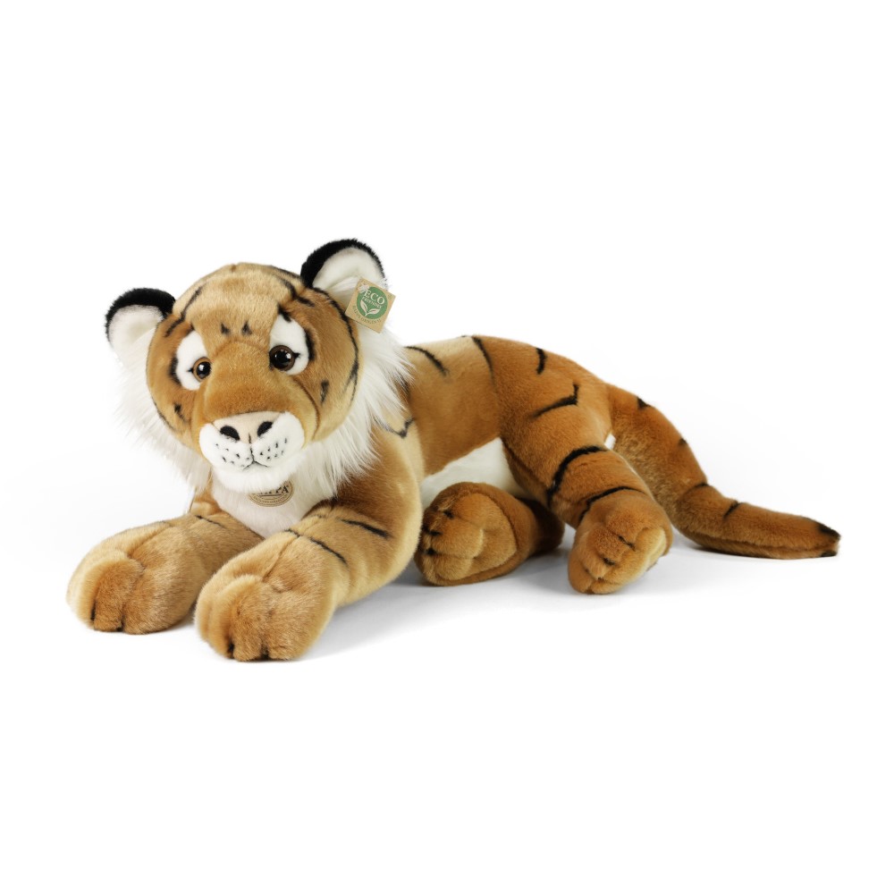 Large plush Tiger 60 cm. lying down