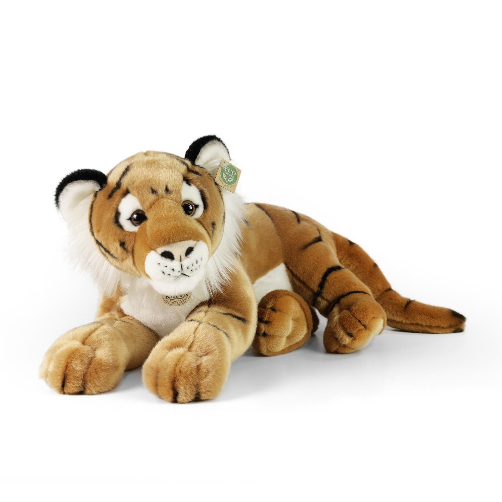 Large plush Tiger 60 cm. lying down