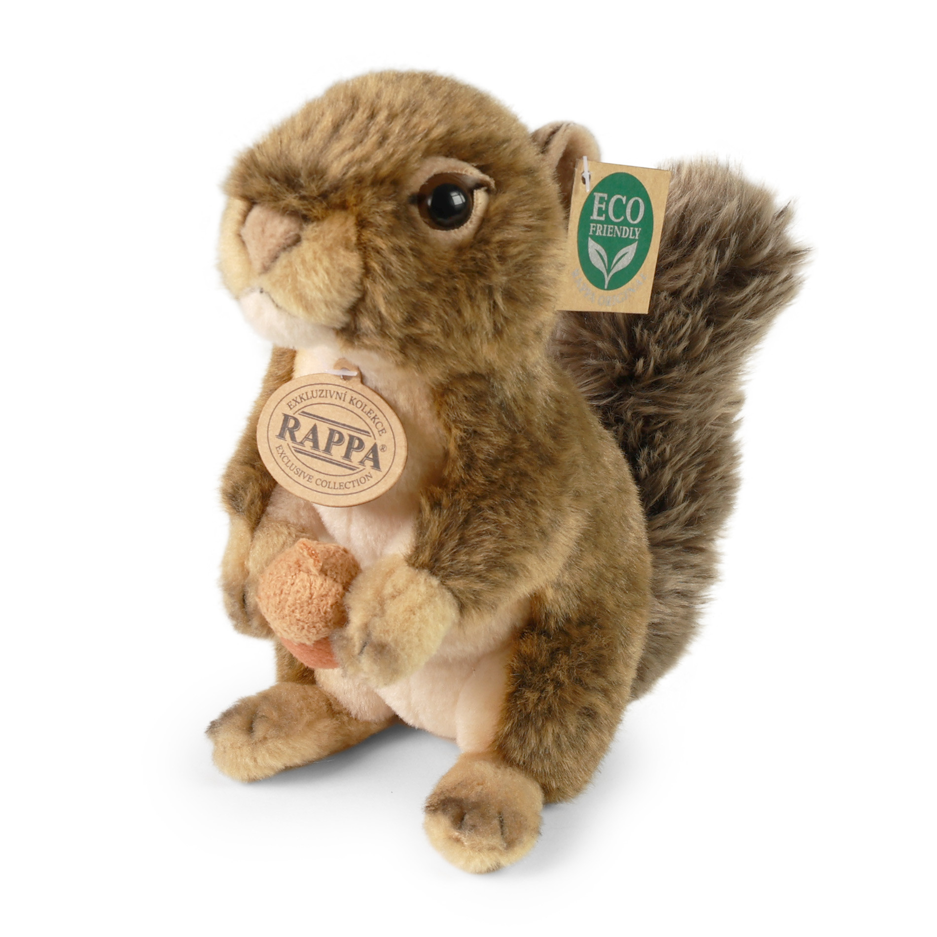 Plush Squirrel with acorn 20 cm.