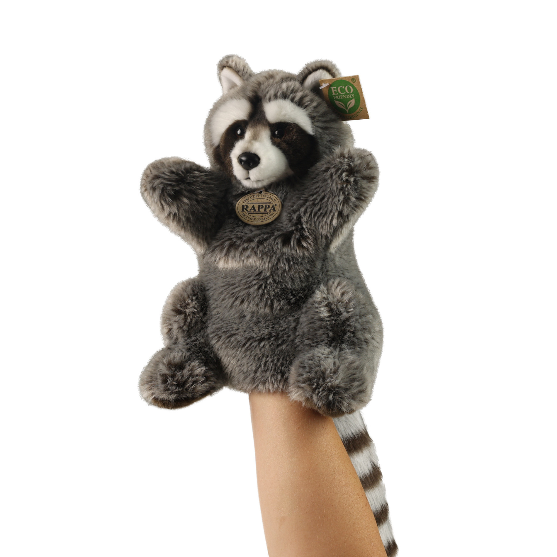 Puppet for theater Raccoon 28 cm.